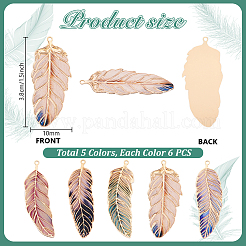 30шт 5 цвета подвески из сплава со стразами&nbsp;KK-PH0013-78