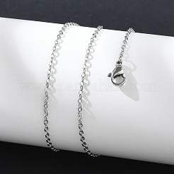 Не тускнеющая цепочка из нержавеющей стали 304 для мужчин и женщин&nbsp;NJEW-K245-014B