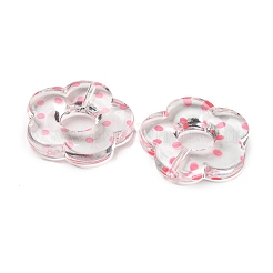 Прозрачные акриловые шарики печатных&nbsp;OACR-H124-05B-02