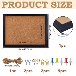 Прямоугольная пробковая доска объявлений&nbsp;AJEW-WH0609-283