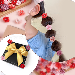 100 шт. 5-х цветные цветочные полиэстеровые украшения&nbsp;DIY-ME0001-68