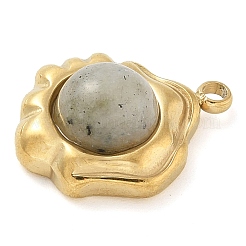 Подвески из натурального серого авантюрина&nbsp;STAS-K291-03B-03