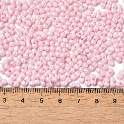 Непрозрачные цвета блестящие стеклянные бусины&nbsp;X1-SEED-B001-01A-05