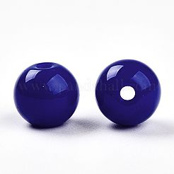 Непрозрачные цветные стеклянные бусины&nbsp;SEED-Z004-P8MM-02