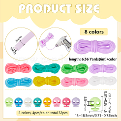 32 шт. 8-х цветные пластиковые шнуровые замки&nbsp;FIND-BC0014-47