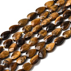 Природных тигровый глаз бисер нитей&nbsp;G-B159-A08