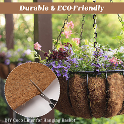 Украшение витрины из кокосового волокна&nbsp;DIY-WH20063-020