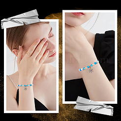 200 шт. 201 нержавеющая сталь разделительные бусины&nbsp;STAS-BBC0004-35