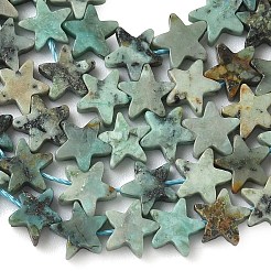 Бусы натуральная африканская бирюза (яшма)&nbsp;G-F817-A14-01