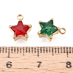 Подвески из нержавеющей стали 304 и кубического циркония&nbsp;STAS-T071-06M-G