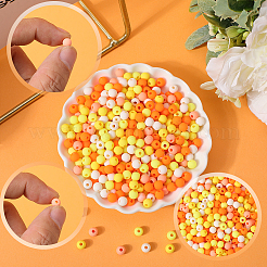 1000 шт. матовые непрозрачные акриловые бусины&nbsp;OACR-SP0001-32A