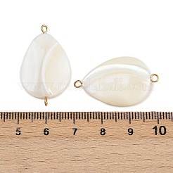 Подвески-капельки из натуральных ракушек&nbsp;STAS-D378-28G