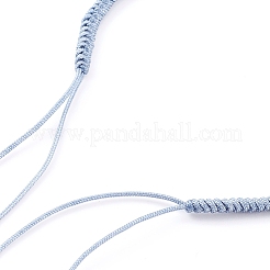 Изготовление плетеных браслетов из нейлоновой нити&nbsp;AJEW-JB00922-03