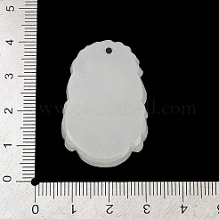 Резные подвески из натурального белого нефрита&nbsp;G-S384-01B