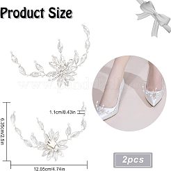 1 комплект стеклянных украшений для обуви&nbsp;FIND-FG0001-38