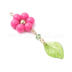 Акрил с большими подвесками из нержавеющей стали 304&nbsp;PALLOY-JF04512-01