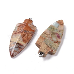 Натуральный регалит / имперская яшма / морские отложения яшмовые подвески&nbsp;G-E572-08B