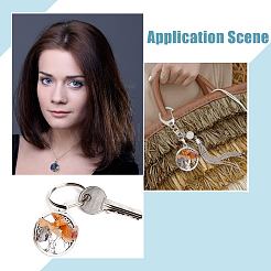 10 комплект из 6-х стилей подвесок из натурального и синтетического камня с крошкообразным узором&nbsp;G-HY0001-35