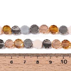 Стеклянные бусины с гальваническим покрытием &nbsp;X-EGLA-N022-03A-A03