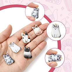 14шт 5 стиля подвески из сплава с эмалью&nbsp;ENAM-FS0001-95