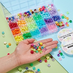 25 стильный набор для изготовления эластичных браслетов своими руками&nbsp;DIY-YW0004-59