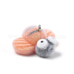 Кулоны из флокированной смолы&nbsp;FIND-A061-01K