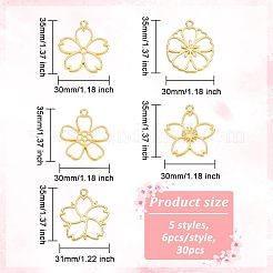 Подвесные подвески из сплава&nbsp;PALLOY-OC0002-11G-RS