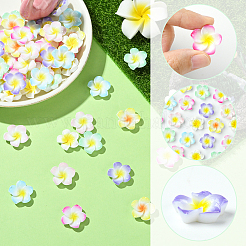 70шт. 7-х цветные окрашенные непрозрачные смоляные кабошоны&nbsp;FIND-SC0019-44