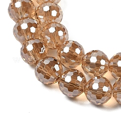 Прозрачные стеклянные бусины гальваническим пряди&nbsp;EGLA-N002-31-H11