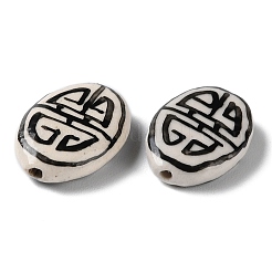 Фарфоровые бусины ручной работы&nbsp;PORC-G011-01F