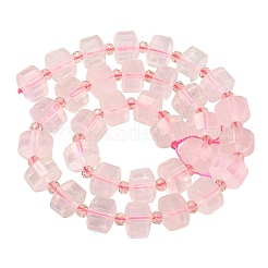 Природного розового кварца нитей бисера&nbsp;G-G453-G09-7x12mm