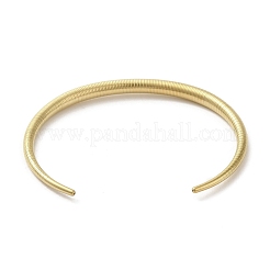 Браслеты-манжеты открытого типа из нержавеющей стали 304&nbsp;BJEW-K241-02C-G