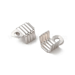 Антикоррозийное покрытие родием 925 стерлинговое серебро складные обжимные концы&nbsp;STER-D006-25P