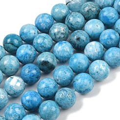 Натуральный драгоценный камень гемиморфит круглые бусины нити&nbsp;G-L145-14mm-01