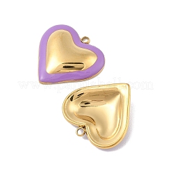 Подвески из нержавеющей стали 304 с эмалью&nbsp;STAS-P380-09G-02