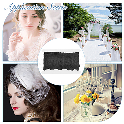 8 ярд двухцветной хлопковой кружевной отделки&nbsp;SRIB-HY0001-06