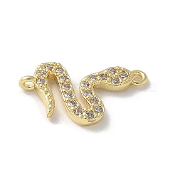 Латунные микропаве прозрачные подвески с фианитом&nbsp;LS-KK-S505-05G