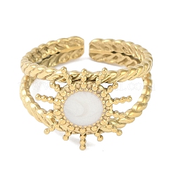 Кольца-манжеты из нержавеющей стали 304 с ионным покрытием (IP)&nbsp;RJEW-L107-053G-01