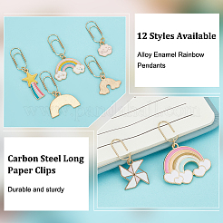 Железные длинные скрепки&nbsp;AJEW-OC00015