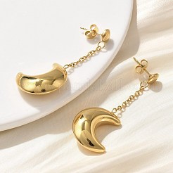 Серьги-гвоздики из нержавеющей стали 304&nbsp;EJEW-C137-04G