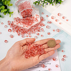 300 шт. матовые прозрачные стеклянные бусины&nbsp;GLAA-TA0002-78D