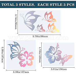 9 шт. 3 вида водонепроницаемых наклеек для животных&nbsp;STIC-GF0001-23C