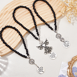 3 шт. подвеска в виде ангела из сплава&nbsp;HJEW-WH00128