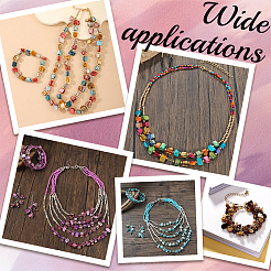 4 нити окрашенных натуральных пресноводных ракушек&nbsp;SHEL-BBC0001-14C