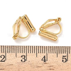 Латунные серьги с клипсами&nbsp;KK-A281-30G