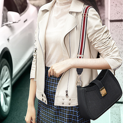 3 шт. 3-цветные регулируемые лямки из полиэстеровой тесьмы с полосатым узором&nbsp;FIND-WR0009-50A-1