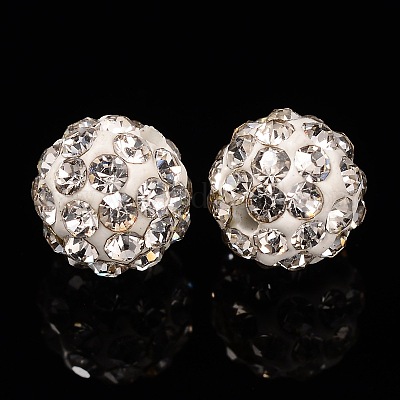 Бусины со стразами&nbsp;RB-H284-6MM-Half-001-1