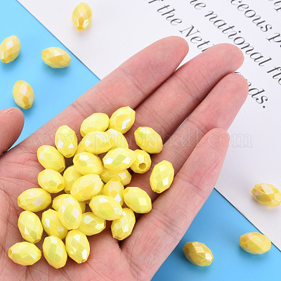 Непрозрачные акриловые бусины TACR-S153-32I-07-1