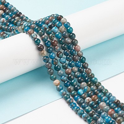 Натуральные апатитовые бусины&nbsp;LS-G-E481-05-6mm-01-1