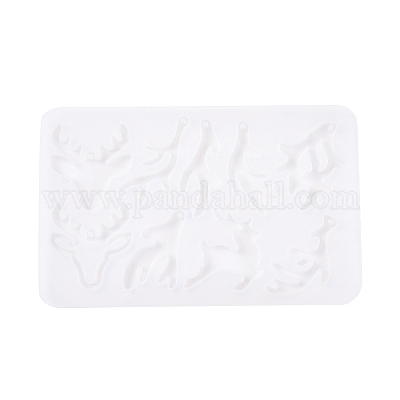 Рождественские подвески своими руками в силиконовой форме DIY-K073-19C-1